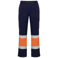 NAVY/FLUOR ORANGE