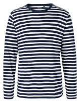 White - Navy (Striped)