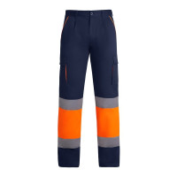 NAVY/FLUOR ORANGE