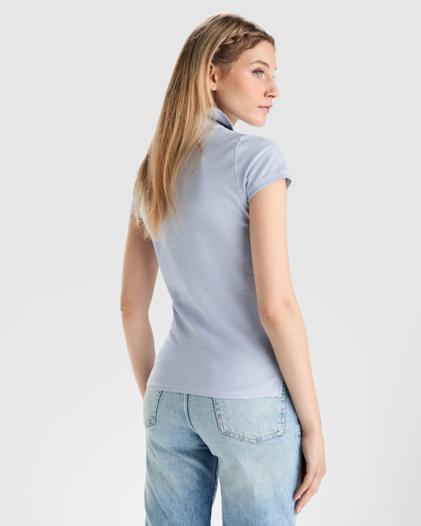 POLOSHIRT STAR WOMAN S/2XL HEATHER GREY